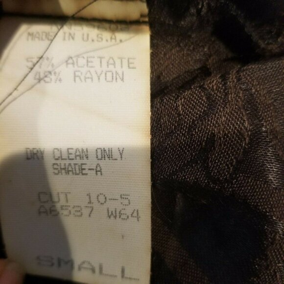 Marsha and Julio for Componix Womens Small Scoop Neck Brown Floral Jacquard Top - Picture 5 of 8